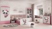 Babydreams gyerekágy pandás dizájnnal, méret: 140x70, szín: rózsaszín, matraccal, ágyneműtartóval