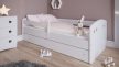 Julia gyerekágy, méret: 140x80, szín: fehér, matraccal, ágyneműtartó fiókkal