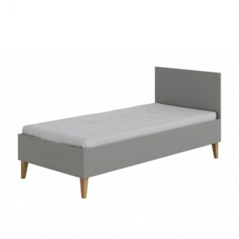   Kubi gyerekágy, méret: 180x80, szín: szürke , matrac nélkül, ágynaműtartó fiók nélkül 