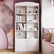 Babydreams széles könyvesszekrény gyerekeknek, szín: fehér