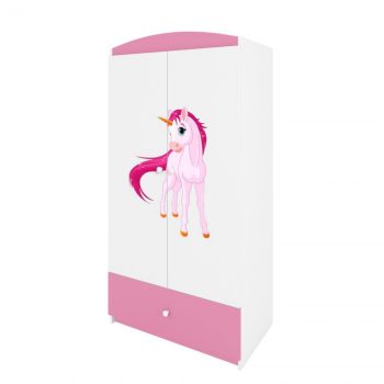   Babydreams szekrény unikornis dizájnnal, szín: rózsaszín