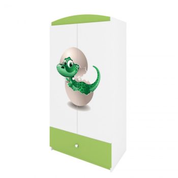   Babydreams szekrény dínós dizájnnal, szín: világoszöld